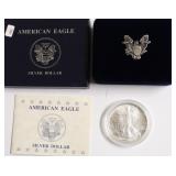 1994 SILVER EAGLE W BOX PAPERS