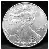 2000 SILVER EAGLE GEM
