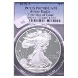 2019 S PCGS PF70DC SILVER EAGLE