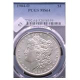 1904 O PCGS MS64 MORGAN DOLLAR