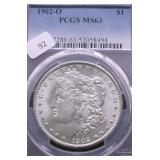 1902 O PCGS MS63 MORGAN DOLLAR