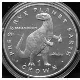 1993 ISLE OF MAN SILVER DOLLAR PROOF