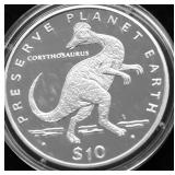 1993 LIBERIA SILVER 10 DOLLARS PROOF
