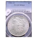 1901 O PCGS MS64 MORGAN DOLLAR