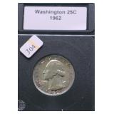 1962 PROOF WASHINGTON QUARTER