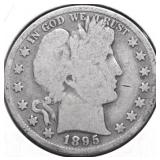 1895 BARBER HALF DOLLAR G
