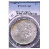 1883 O PCGS MS63 MORGAN DOLLAR