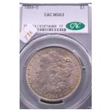 1884 O CAC MS63 MORGAN DOLLAR