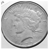1923 PEACE DOLLAR XF