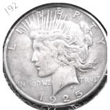 1925 S PEACE DOLLAR XF