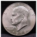 GEM BU 1978 D IKE DOLLAR