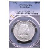 1892 PCGS MS64 COLUMBIAN EXPO HALF DOLLAR