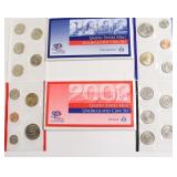 2002 MINT SET P D MINTS