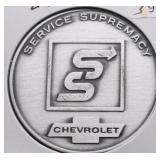 27.74 GRAMS SILVER CHEVY COIN
