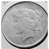 1922 PEACE DOLLAR AU