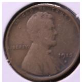 1913 S LINCOLN CENT VF