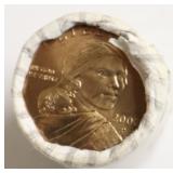 BANK ROLL OF GEM SACAGAWEA DOLLARS GEMS