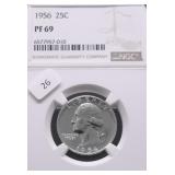 1956 NGC PF69 WASHINGTON QUARTER
