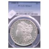 1880 S PCGS MS63 MORGAN DOLLAR