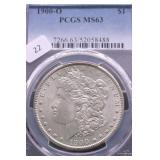 1900 O PCGS MS63 MORAN DOLLAR