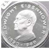 1969 IRAN SILVER 10 RIYALS PROOF