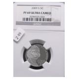 2009 S NGC PF69DC JEFFERSON NICKEL