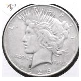 1926 D PEACE DOLLAR XF