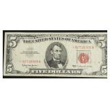 STAR 5 DOLLAR US LEGAL TENDER VF