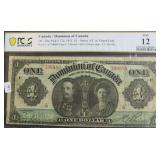 1911 CANADA PCGS F12 DOLLAR