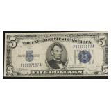 5 DOLLAR SILVER CERTIFICATE VF