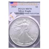 2024 PCGS MS70 SILVER EAGLE