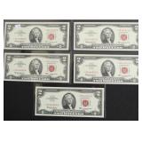 5 GEM BU STAR 2 $ STAR US LEGAL TENDER NOTES