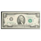 GEM BU STAR 2 $ FEDERAL RESERVE NOTE
