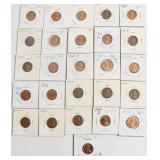 26  LINCOLN CENTS