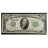 1928 REDEMABLE IN GOLD 10 $ FEDERAL RESERVE NOTE V