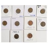 10 BETTER DATE LINCOLN CENTS
