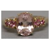 14K GOLD CITRINE RING  SIZE 7.75   3.418 GRAMS