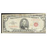 5 $ US LEGAL TENDER VF