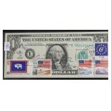 GEM BU 1 $ FIRST DAY COVER FEDERAL RESERVE NOTE