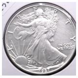 1987 SILVER EAGLE GEM