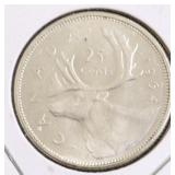 1964 CANADIAN 25 CENT