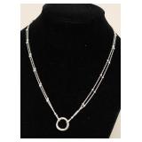 STERLING SILVER BALL NECKLACE