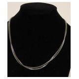 STERLING SILVER BOX NECKLACE