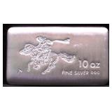 10 OZ .999 SILVER BAR