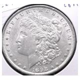 1898 MORGAN DOLLAR AU