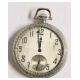 ELGIN POCKET WATCH 17JEWELS SN:29536378  RUNS