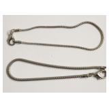 STERLING SILVER PAIR OF BRACELETS