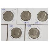 5 BU KENNEDY HALF DOLLARS