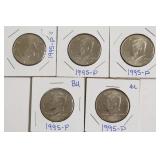 5 BU KENNEDY HALF DOLLARS