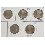 5 BU KENNEDY HALF DOLLARS